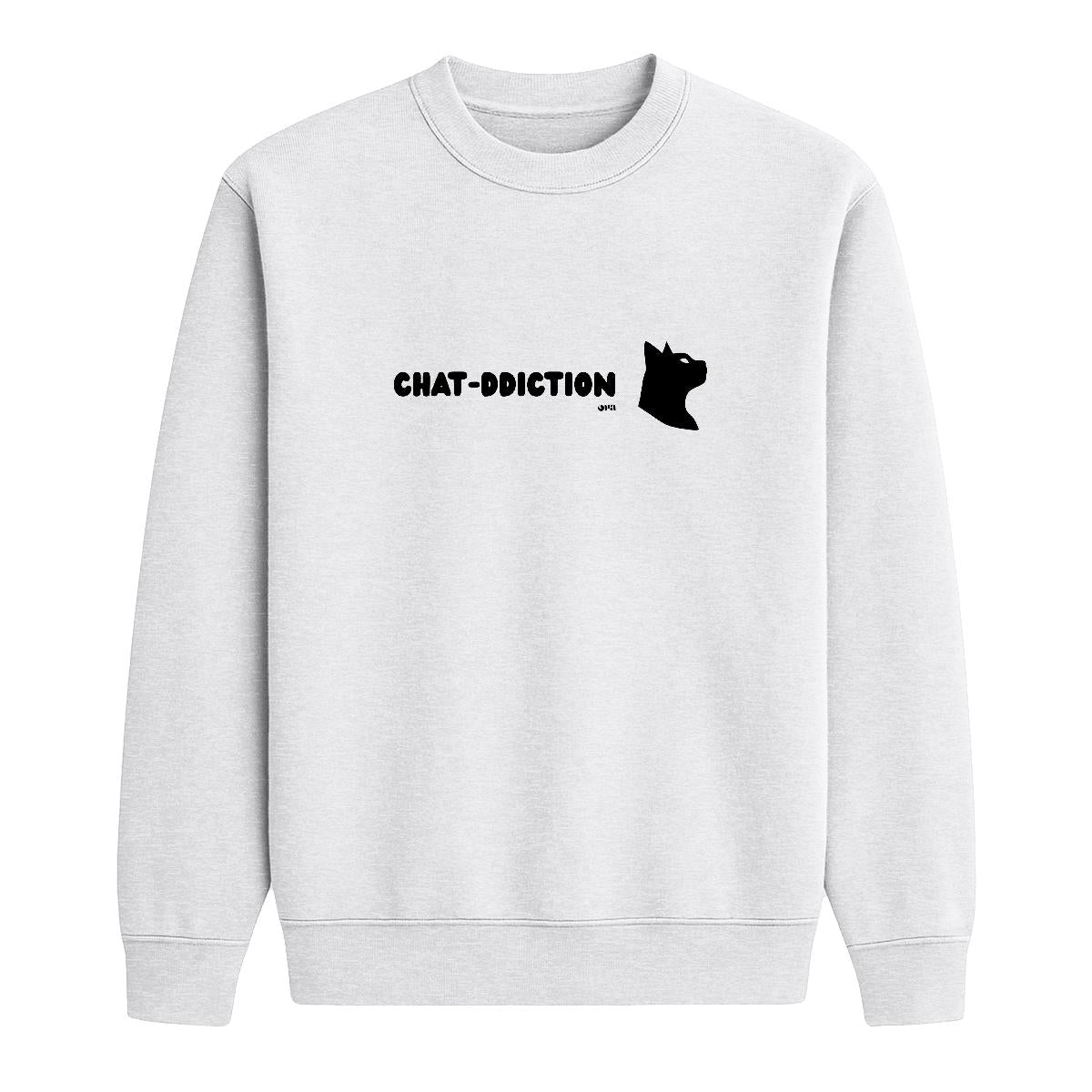 Sweat-shirt Chat-ddiction