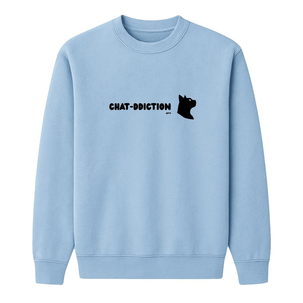 Sweat-shirt Chat-ddiction
