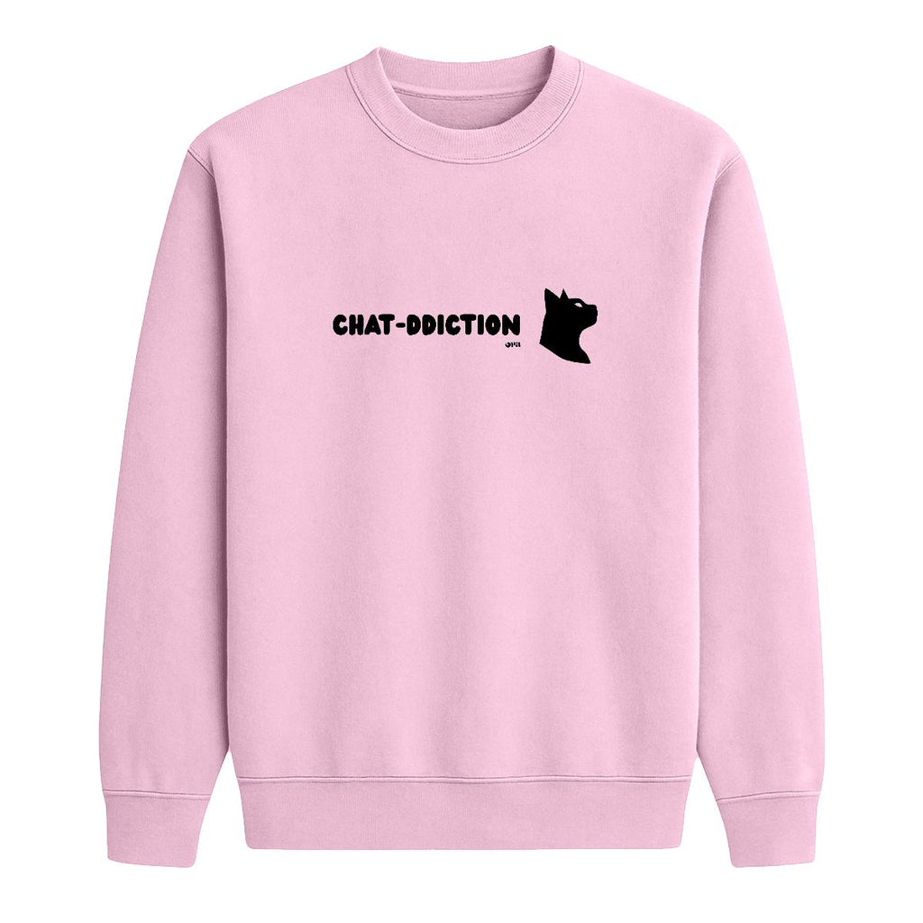 Sweat-shirt Chat-ddiction
