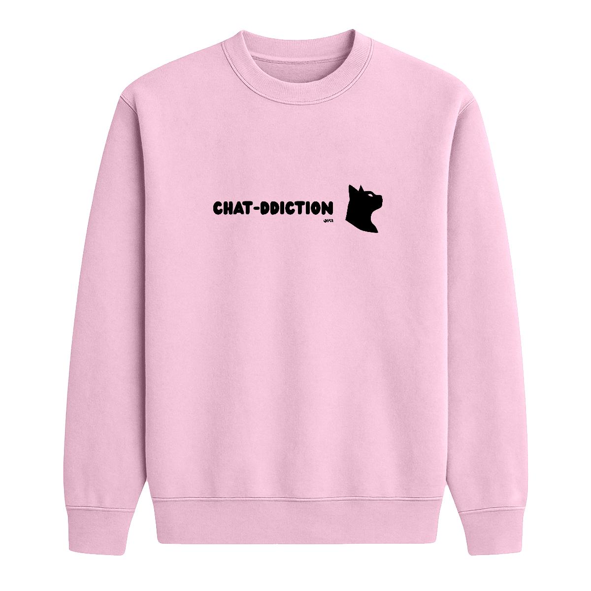 Sweat-shirt Chat-ddiction