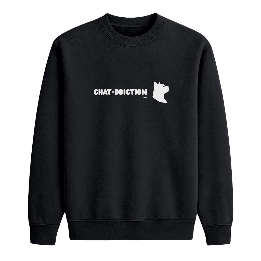 Sweat-shirt Chat-ddiction