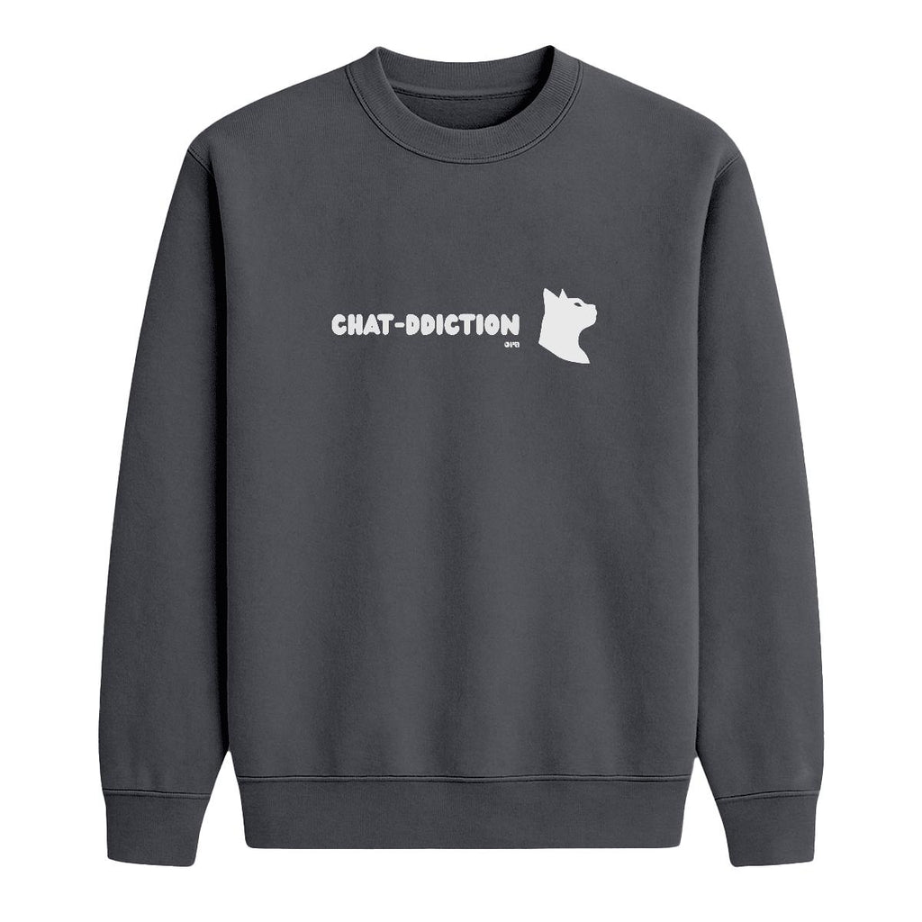 Sweat-shirt Chat-ddiction