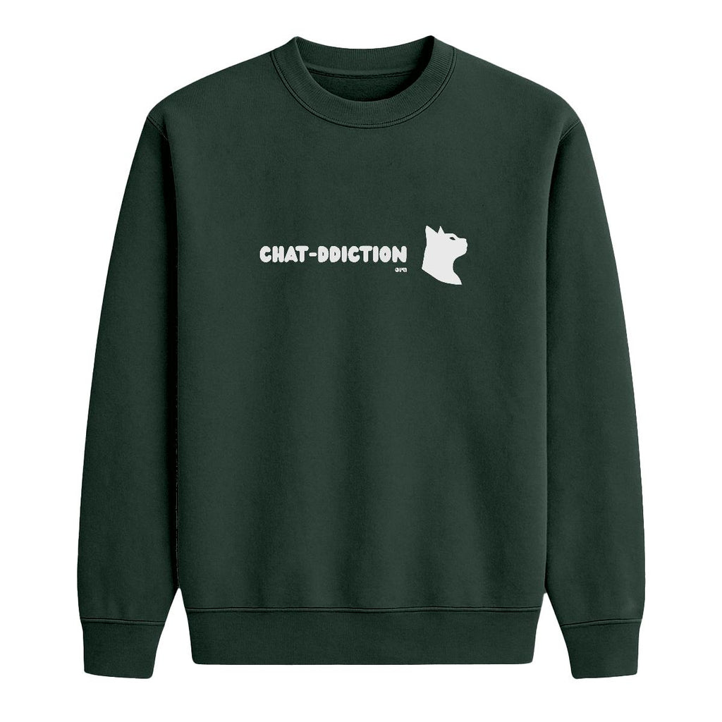 Sweat-shirt Chat-ddiction