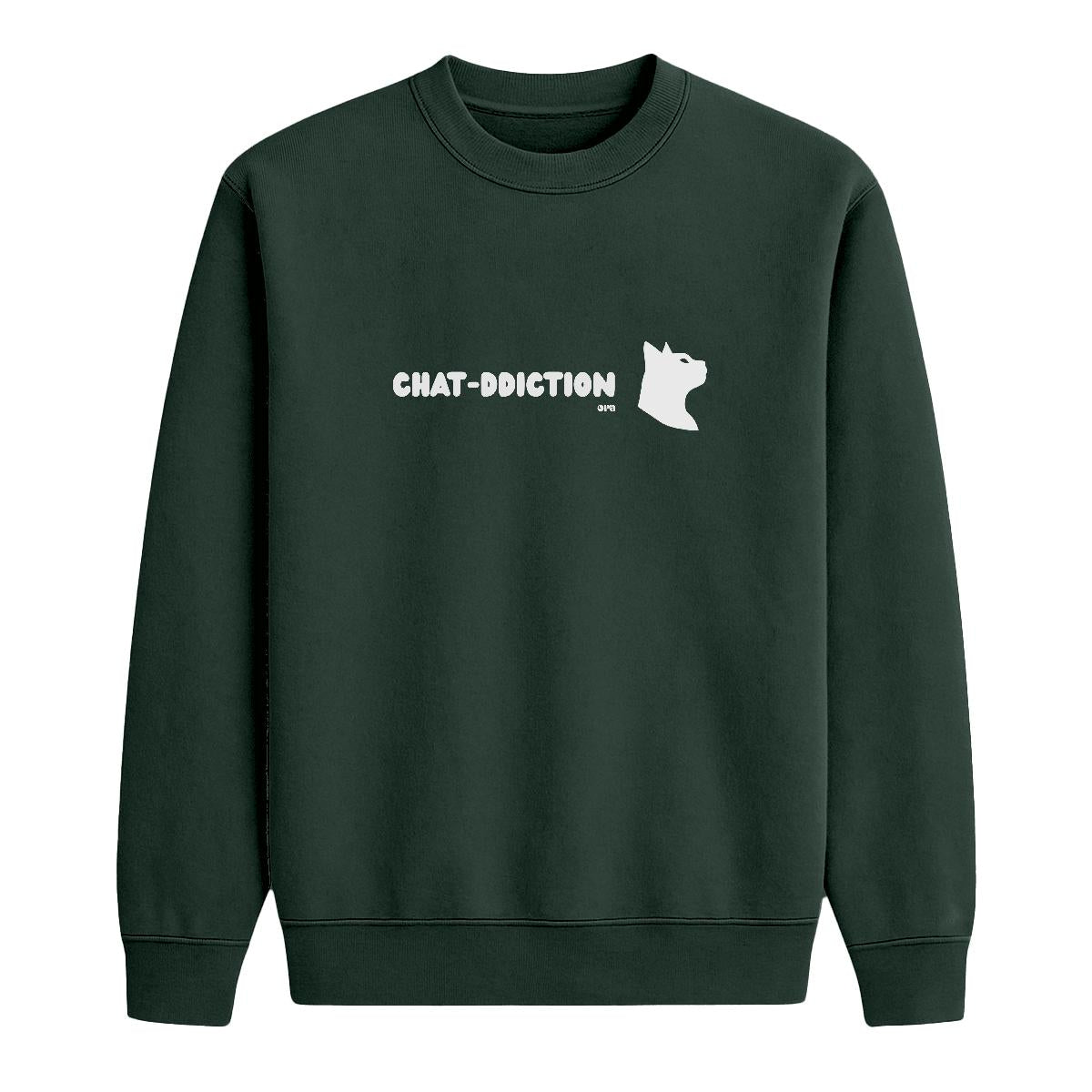 Sweat-shirt Chat-ddiction