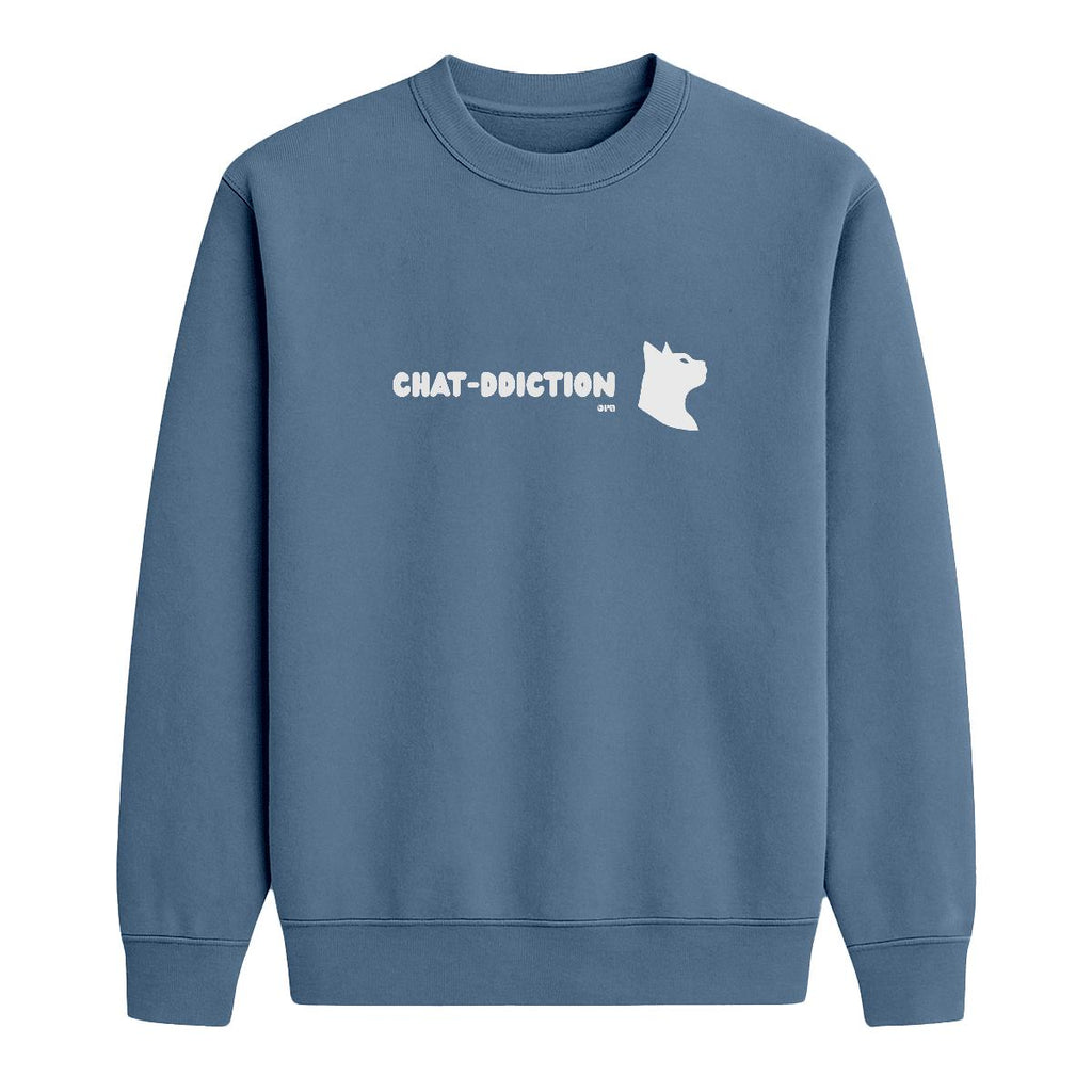 Sweat-shirt Chat-ddiction