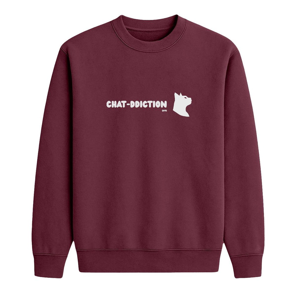 Sweat-shirt Chat-ddiction