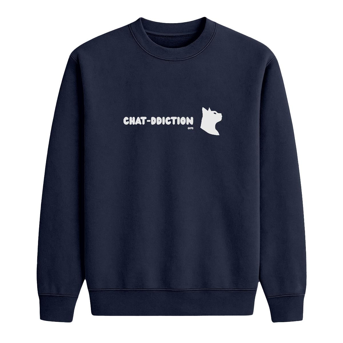 Sweat-shirt Chat-ddiction