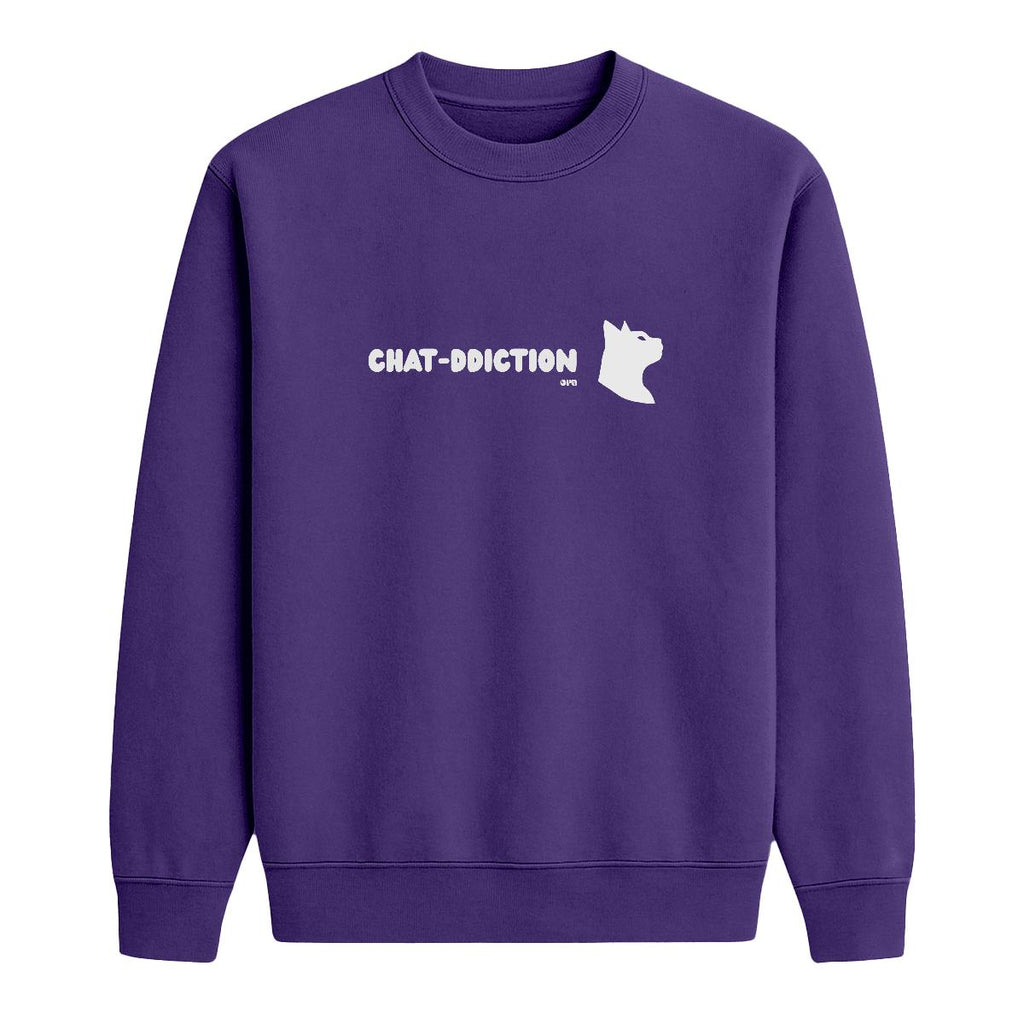 Sweat-shirt Chat-ddiction
