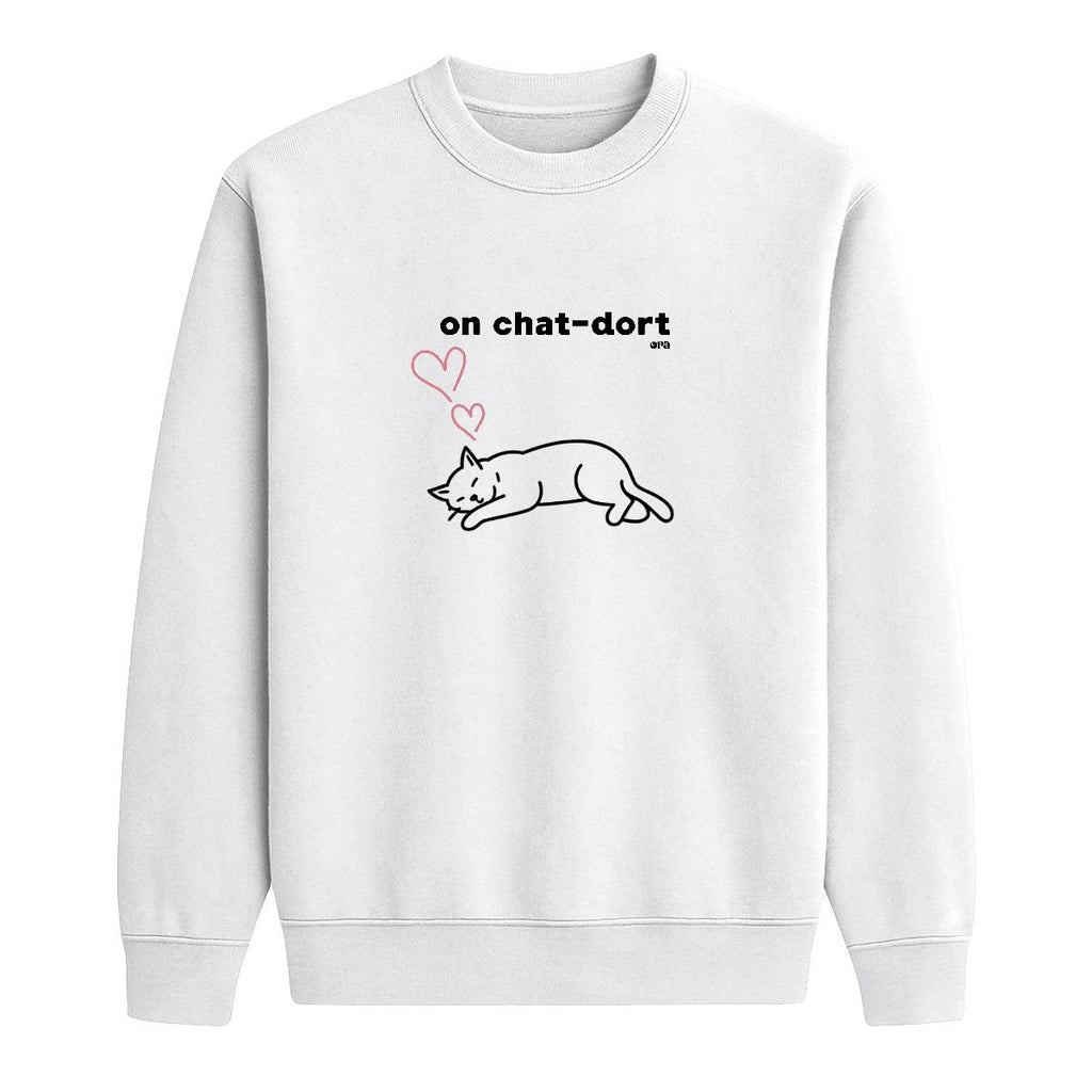 Sweat-shirt On chat-dort