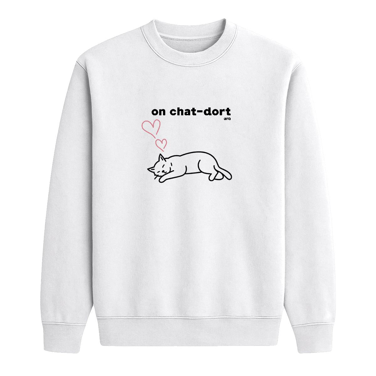 Sweat-shirt On chat-dort