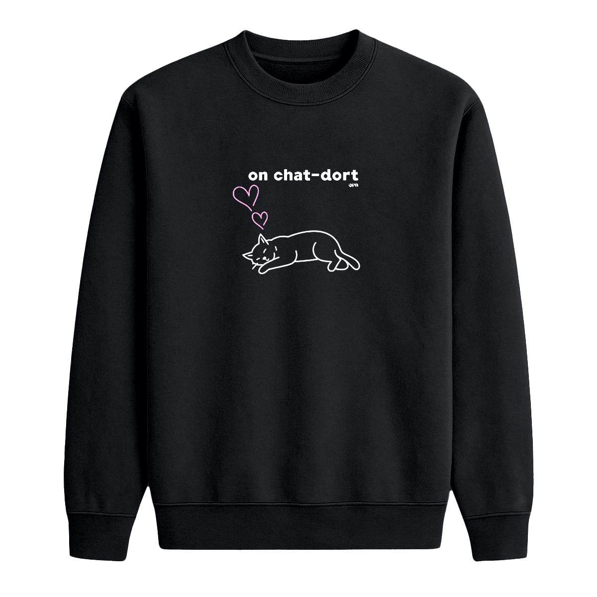 Sweat-shirt On chat-dort