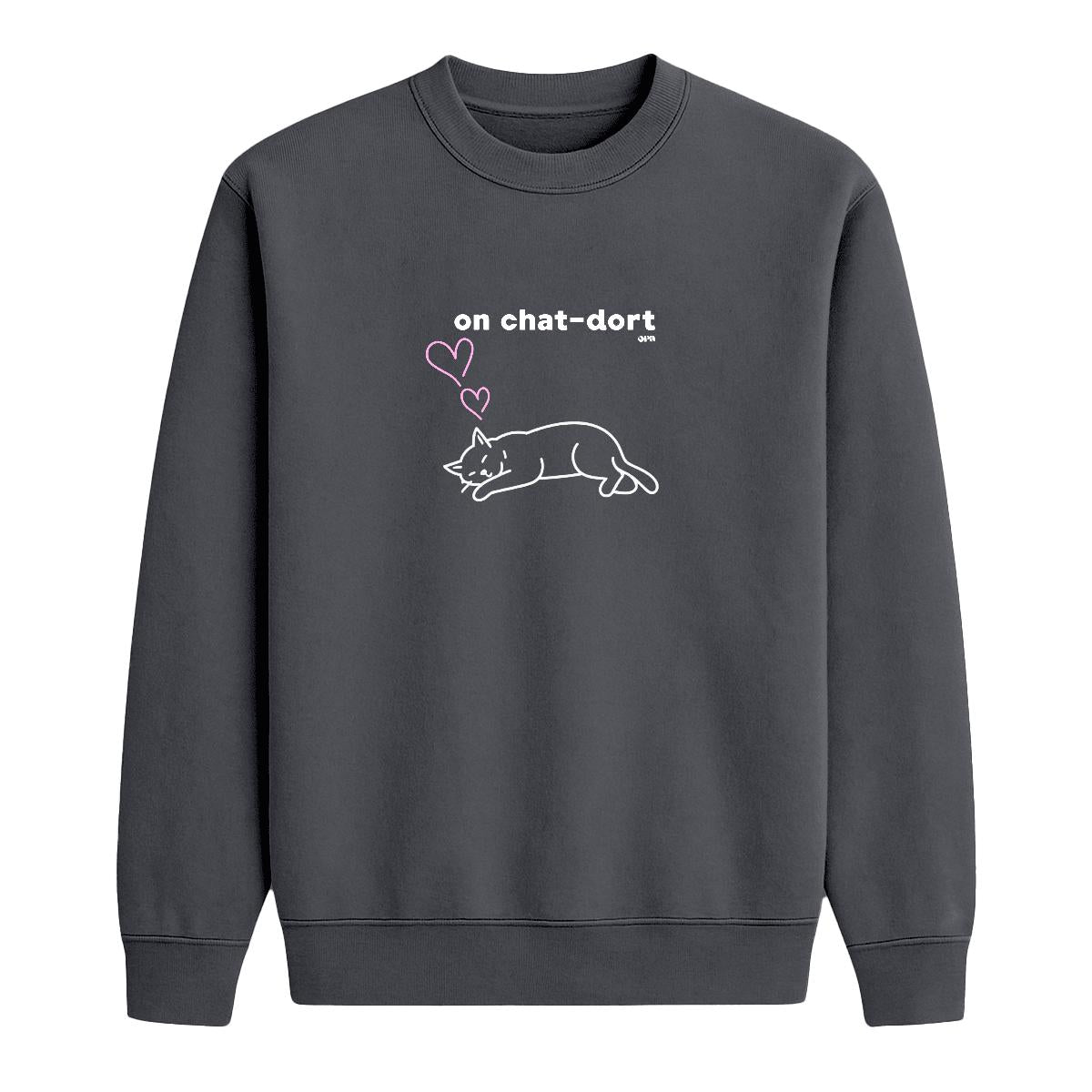 Sweat-shirt On chat-dort