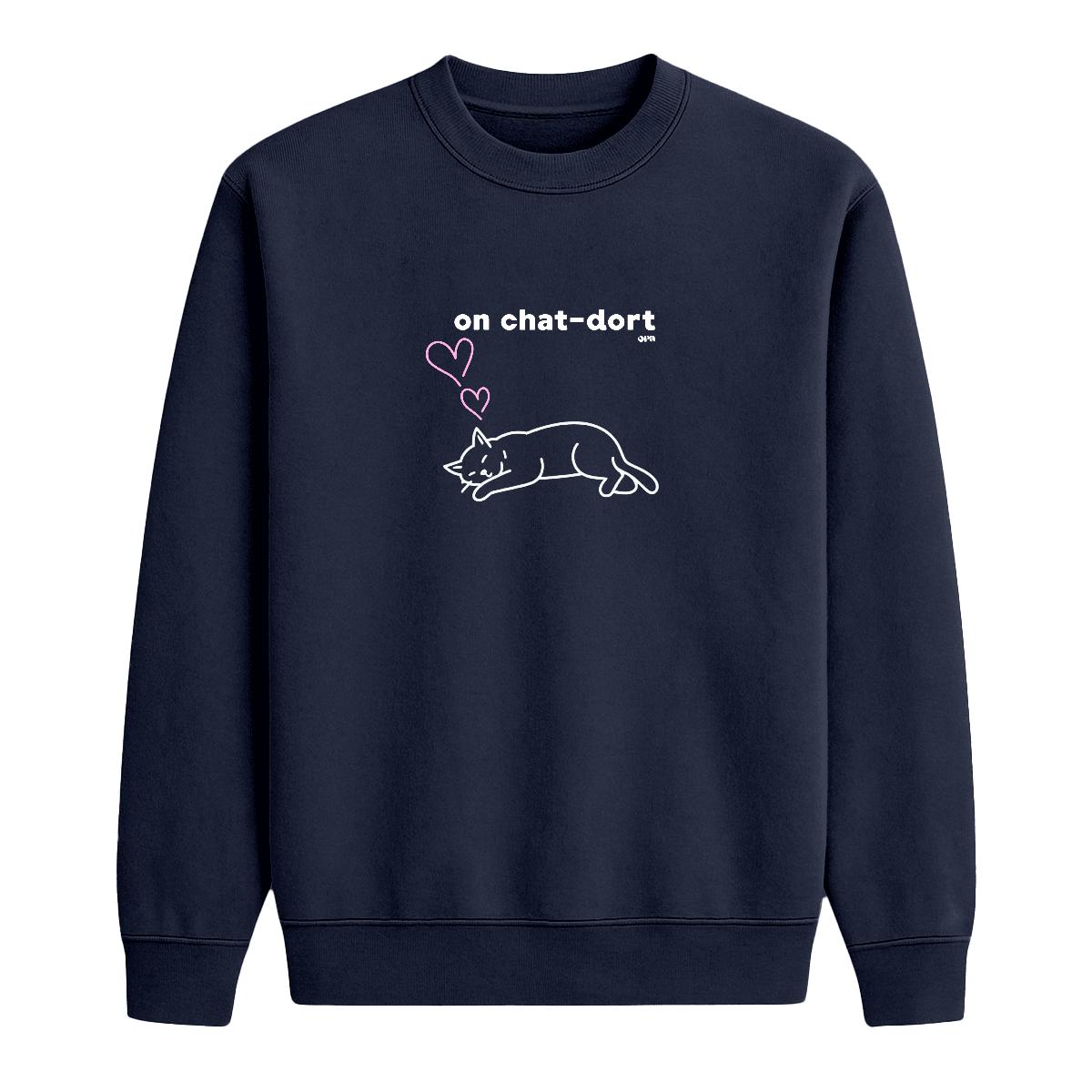 Sweat-shirt On chat-dort