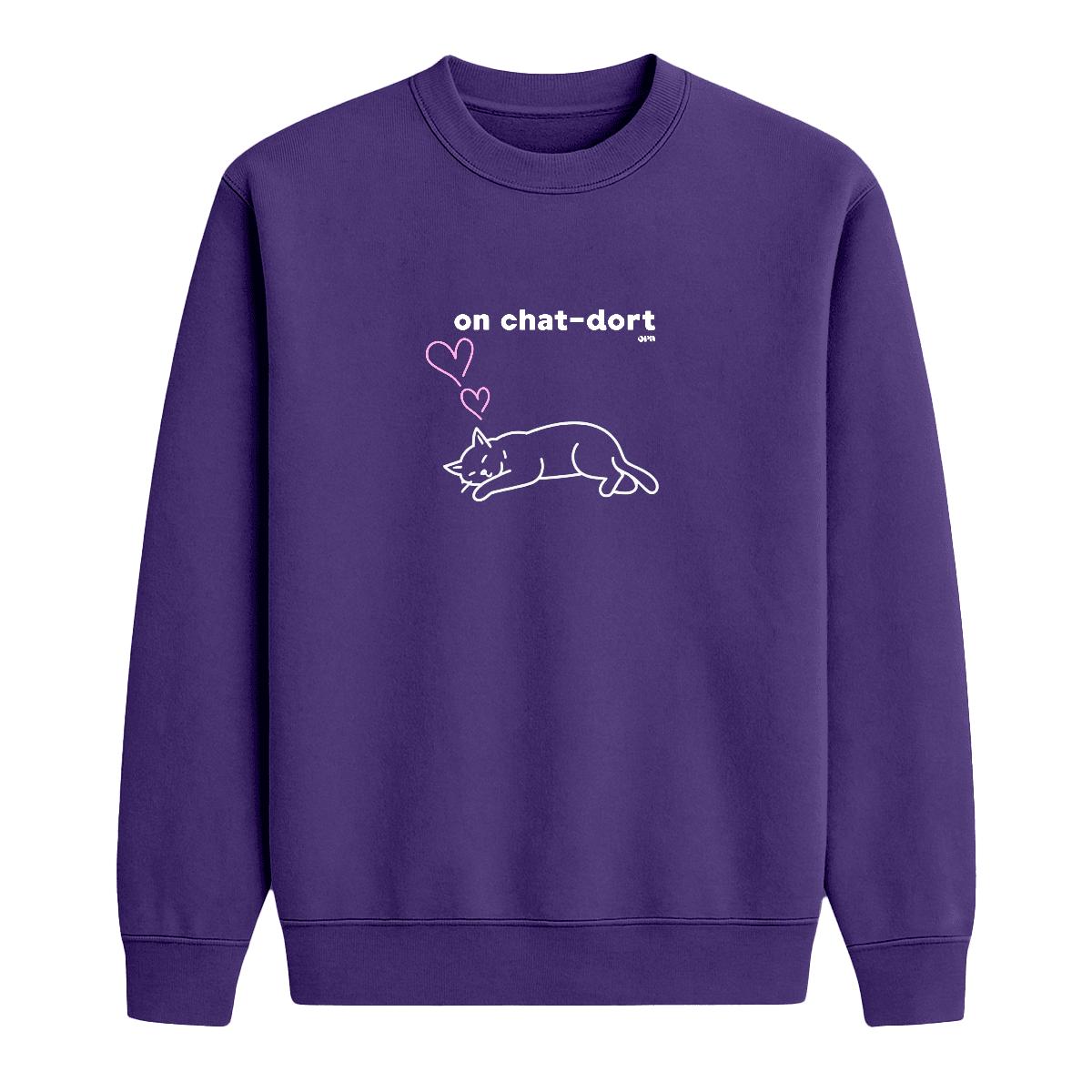 Sweat-shirt On chat-dort