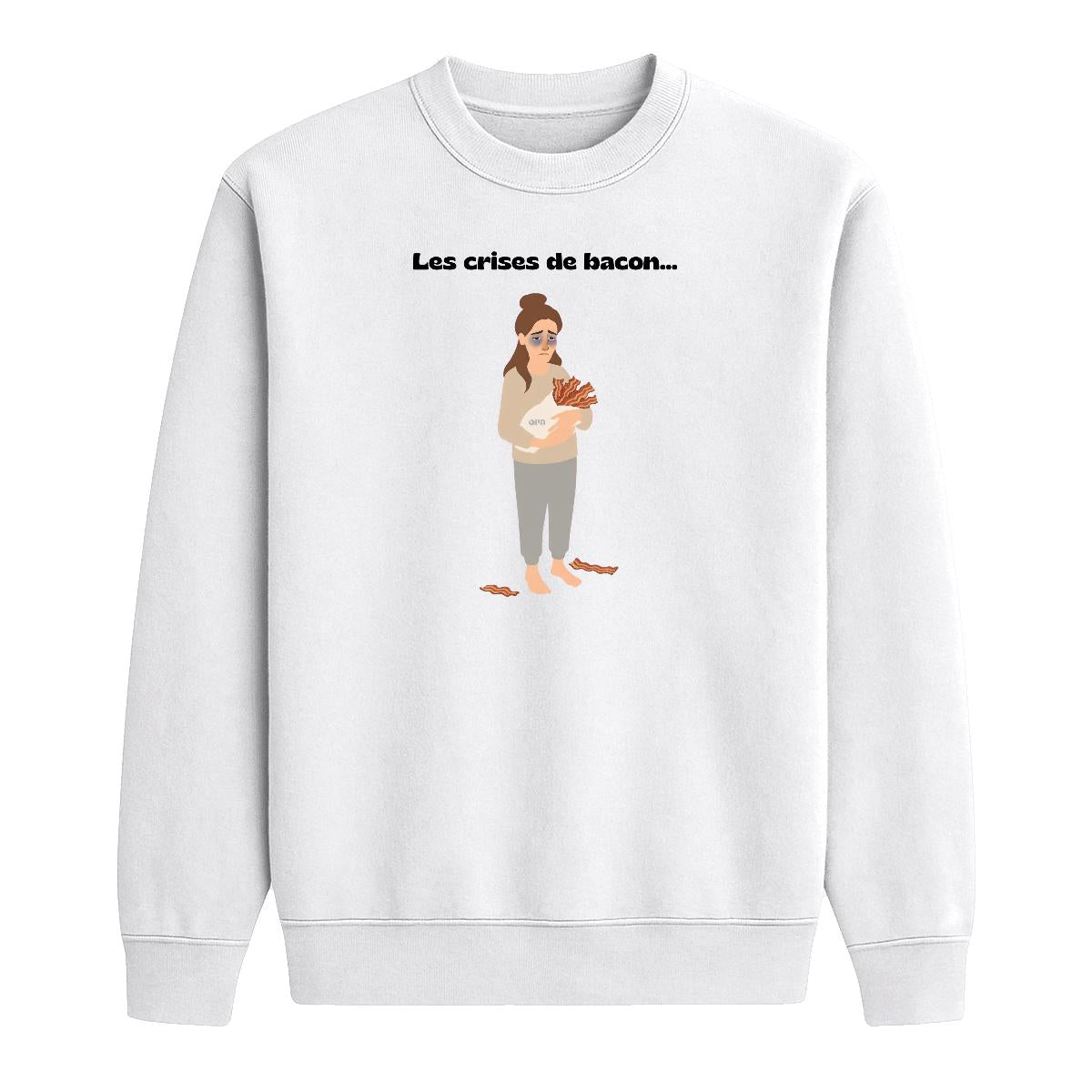 Sweat-shirt Crises de bacon