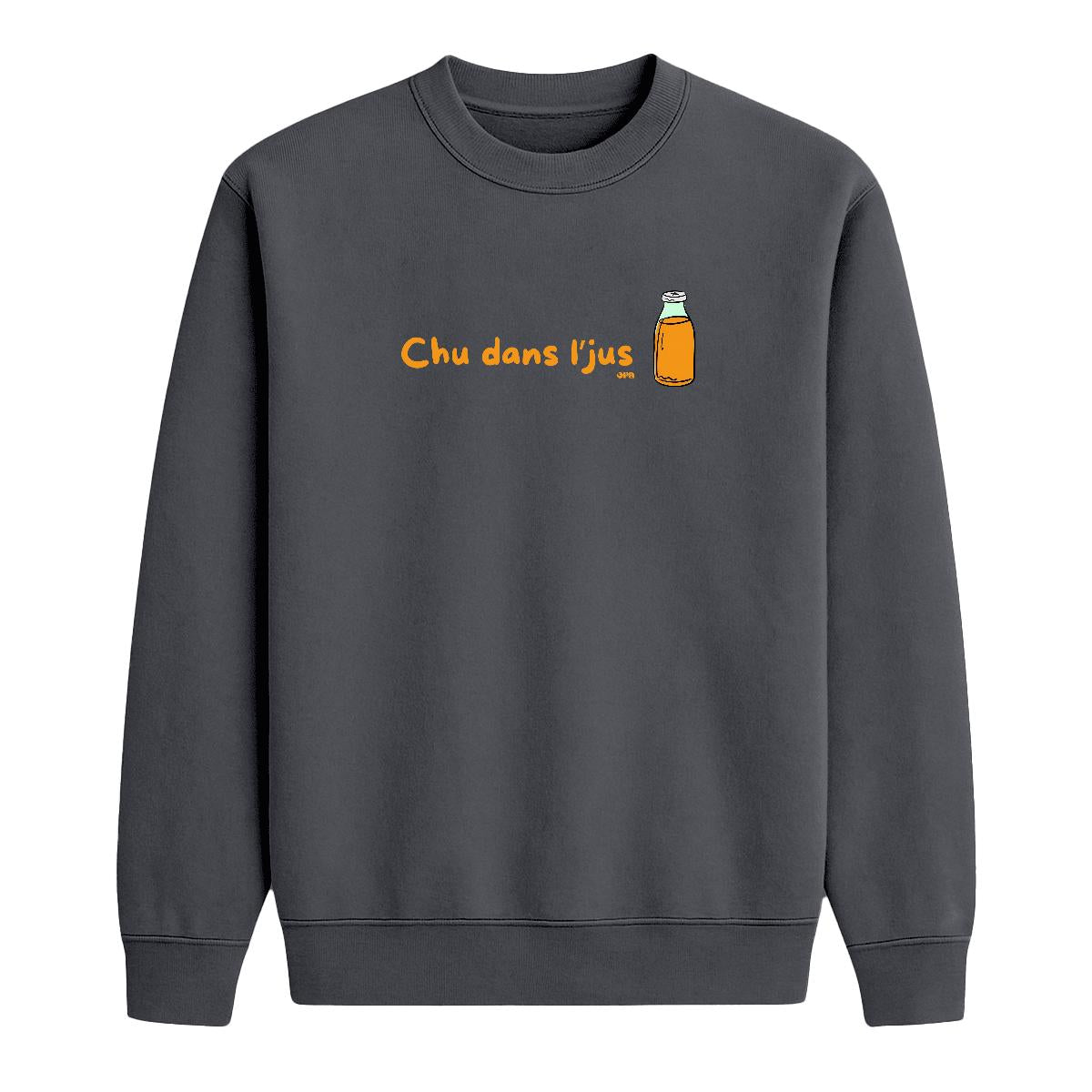 Sweat-shirt Chu dans l'jus