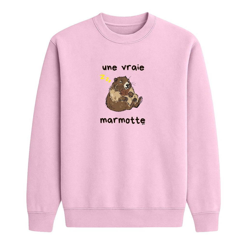 Sweat-shirt Une vraie marmotte
