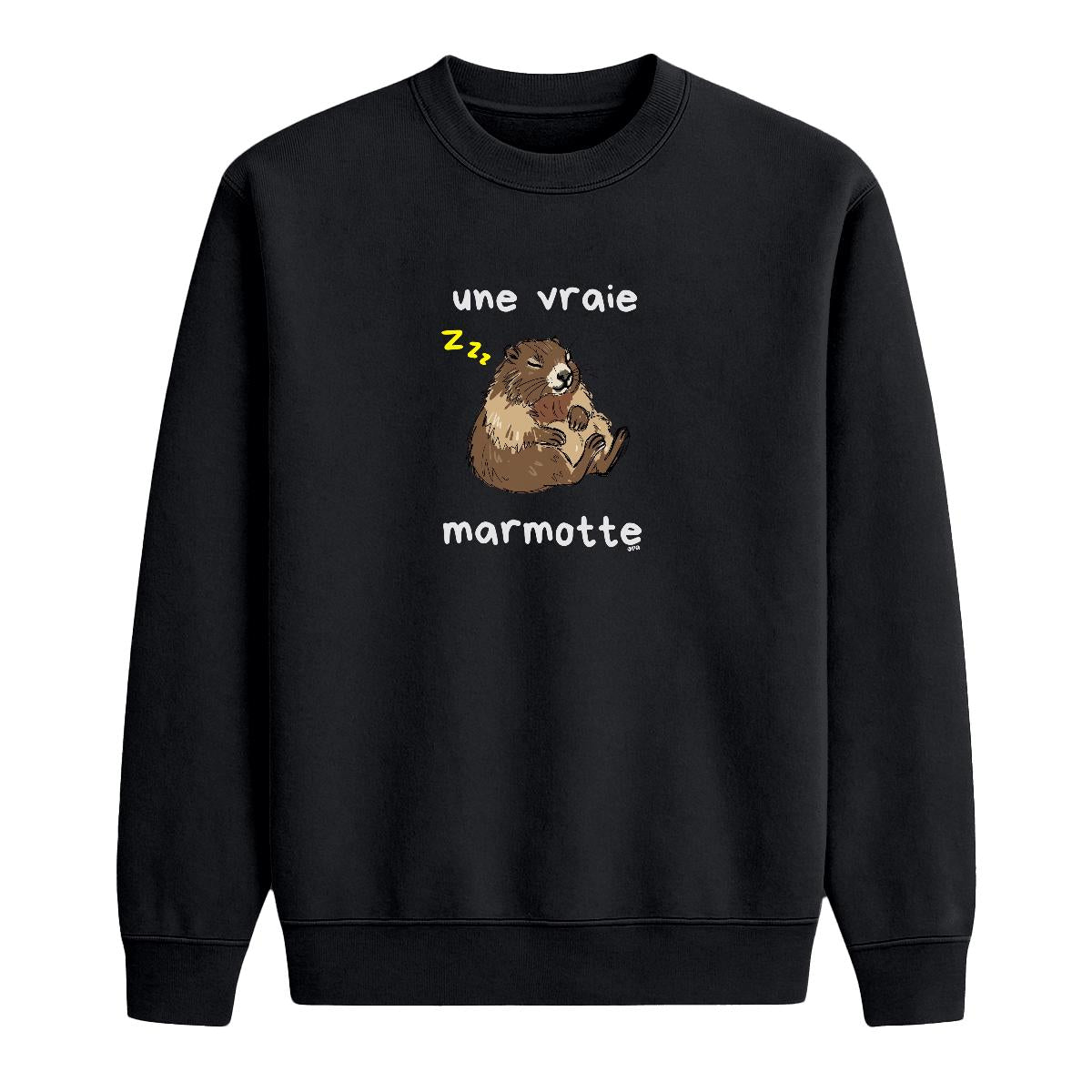 Sweat-shirt Une vraie marmotte