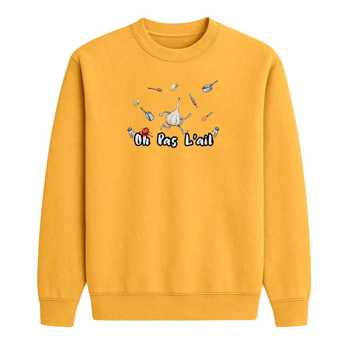Sweat-shirt Oh pas l'ail