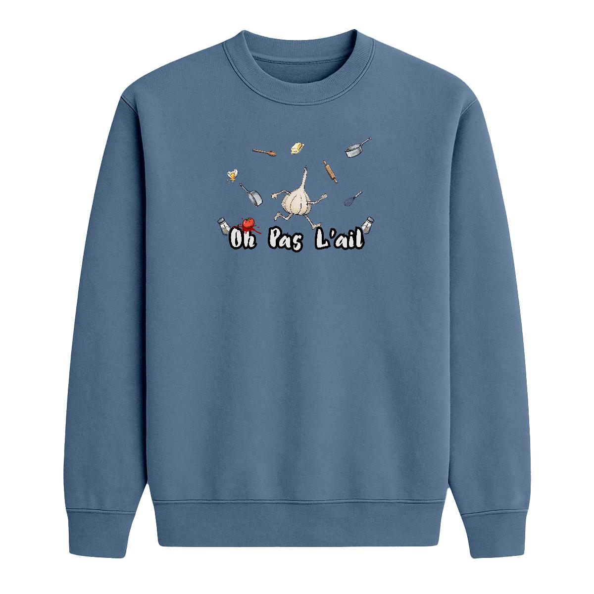 Sweat-shirt Oh pas l'ail