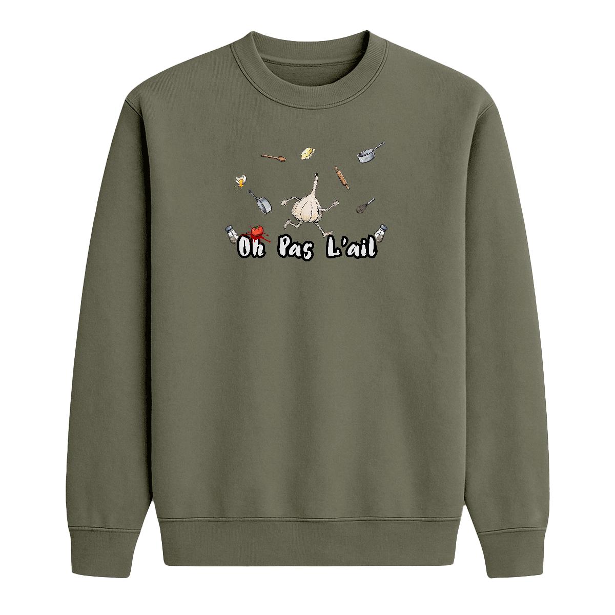 Sweat-shirt Oh pas l'ail