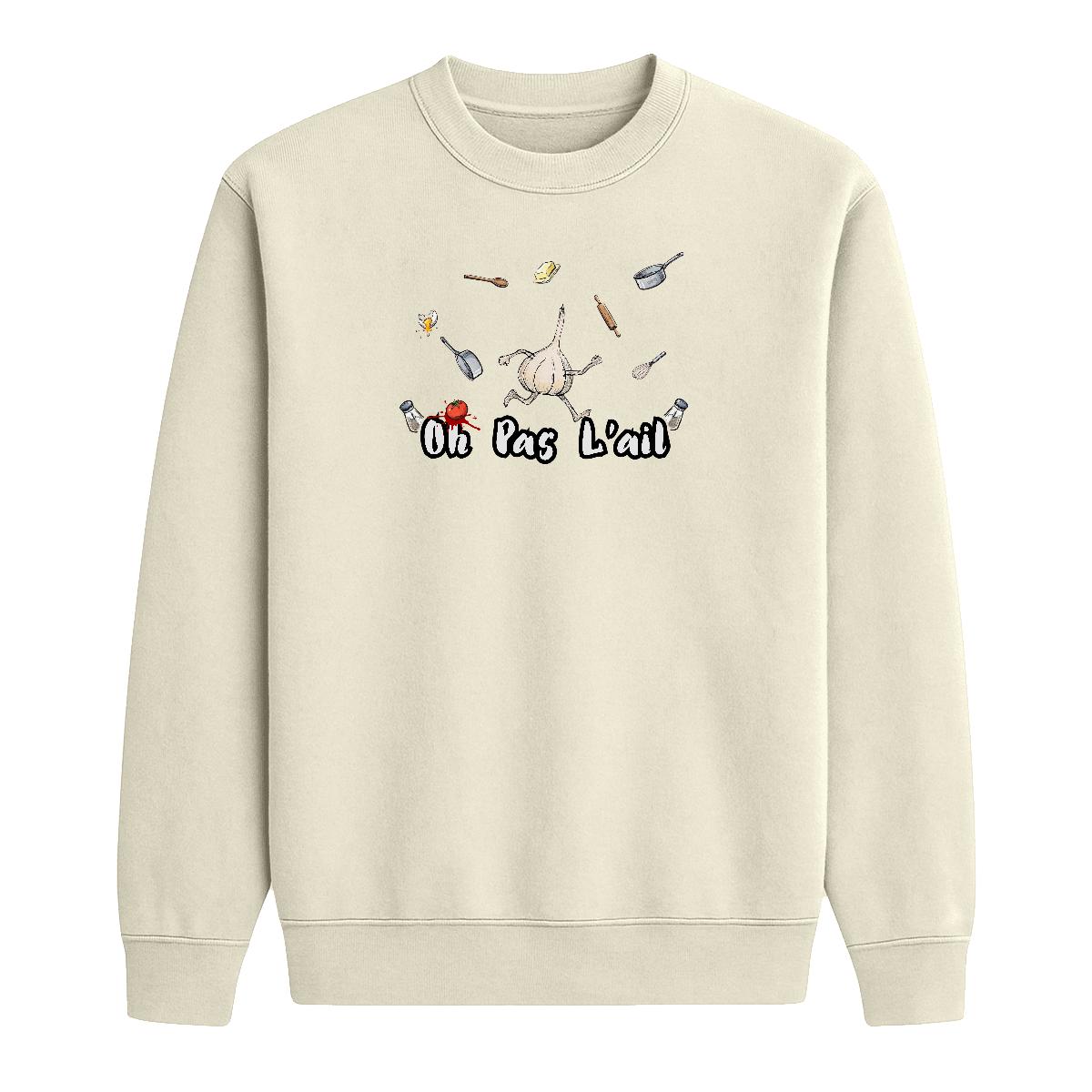 Sweat-shirt Oh pas l'ail