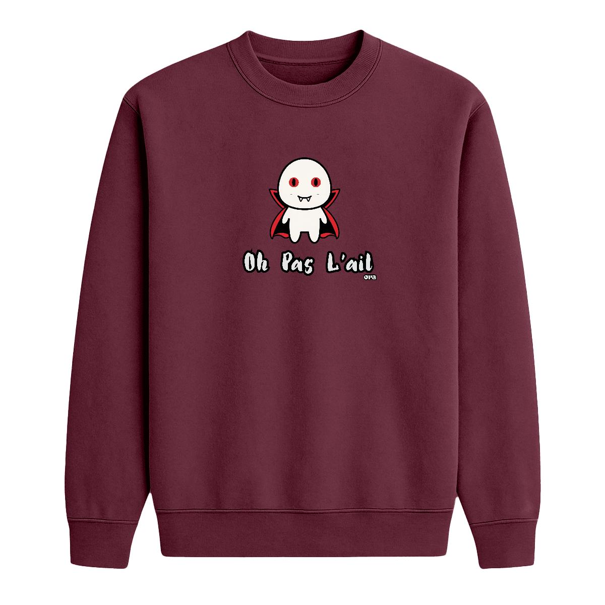 Sweat-shirt Oh pas l'ail