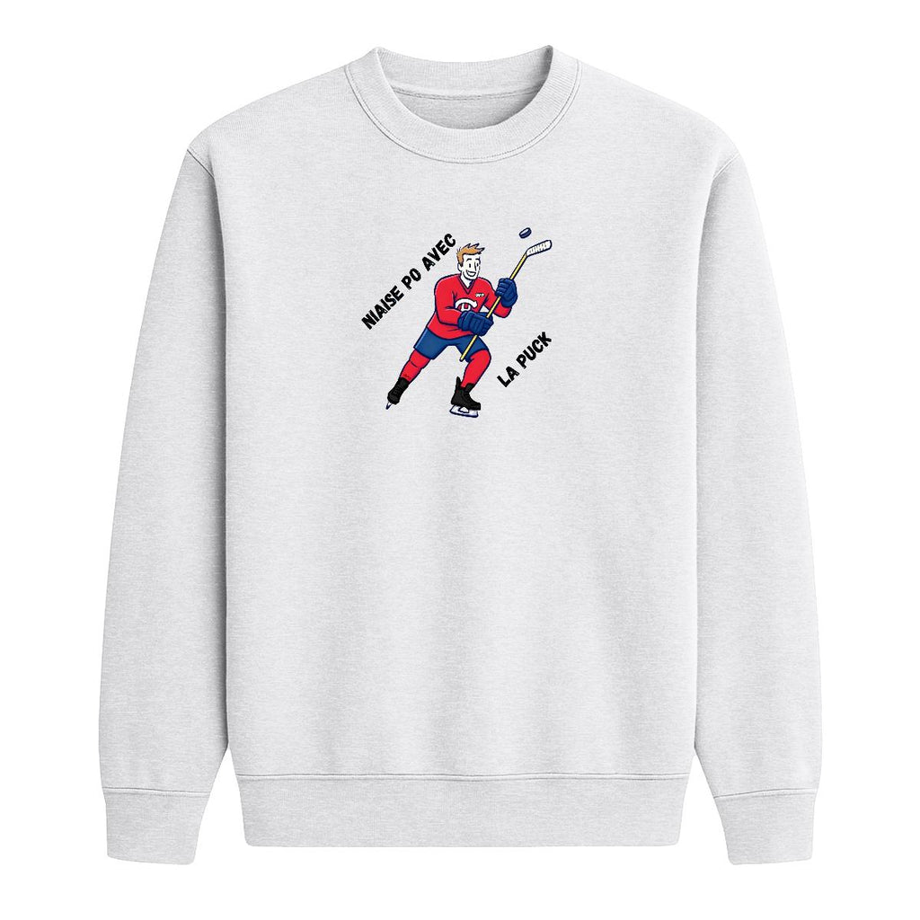 Sweat-shirt Niaise po avec la puck