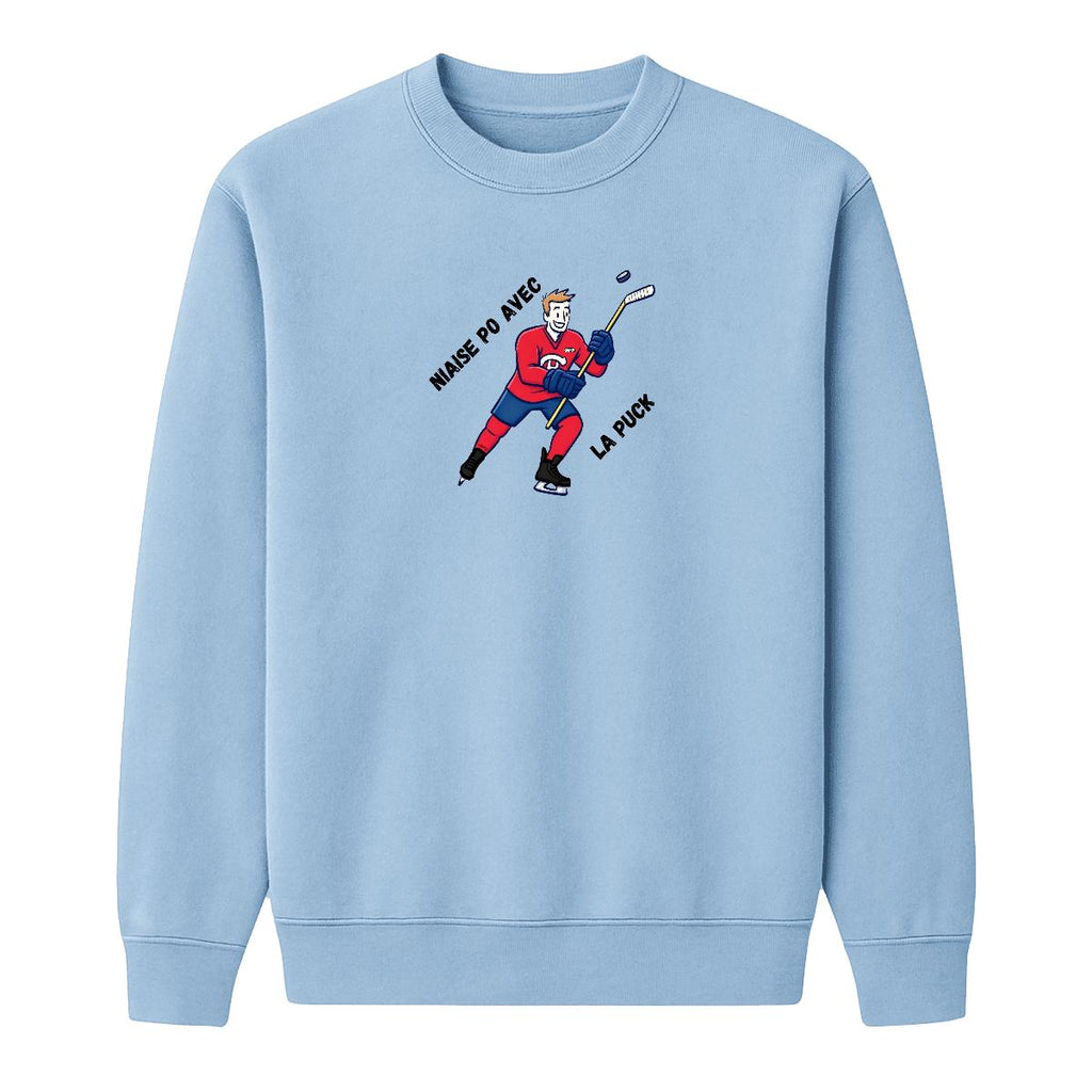 Sweat-shirt Niaise po avec la puck