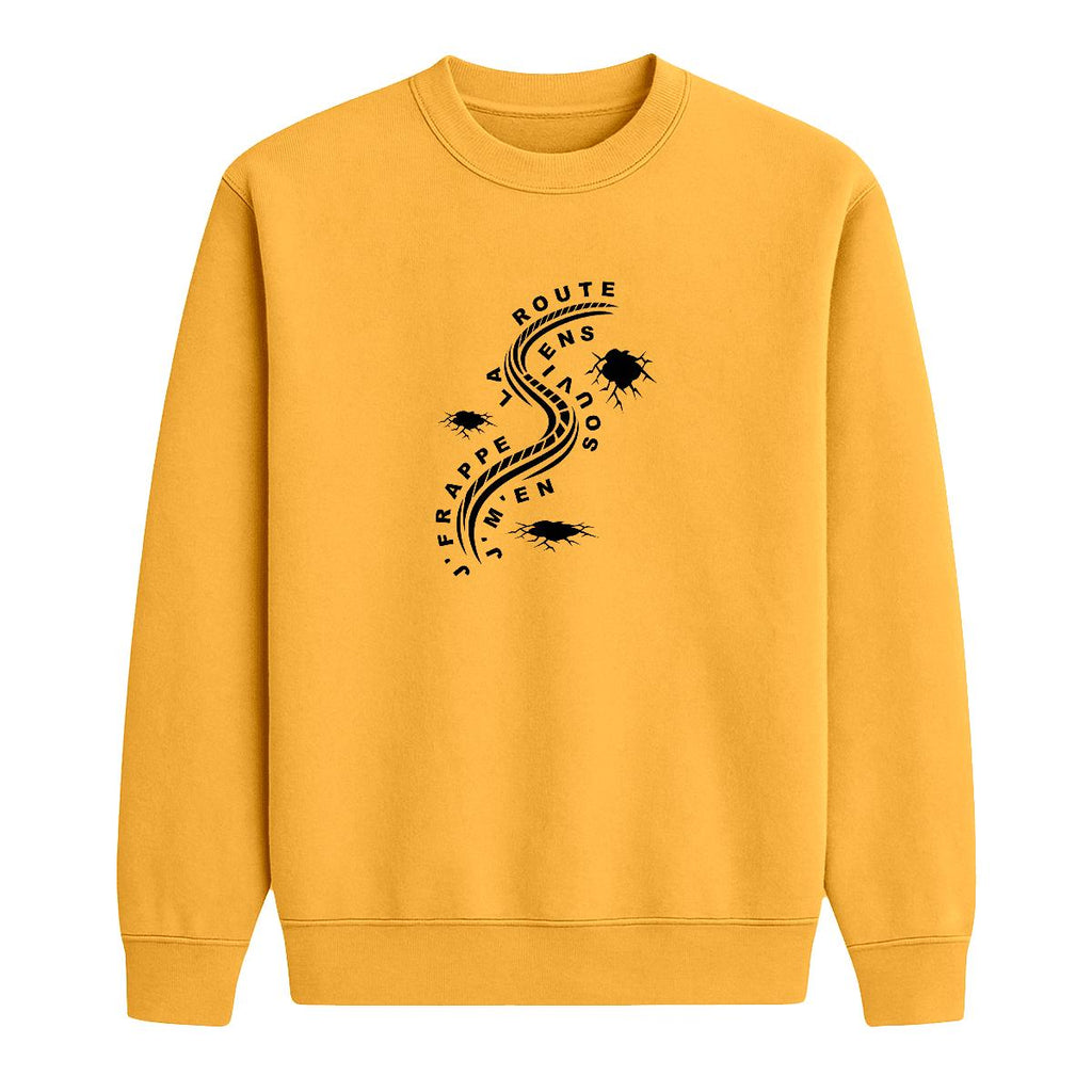 Sweat-shirt J'frappe la route