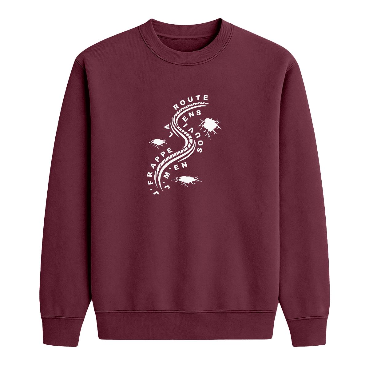 Sweat-shirt J'frappe la route