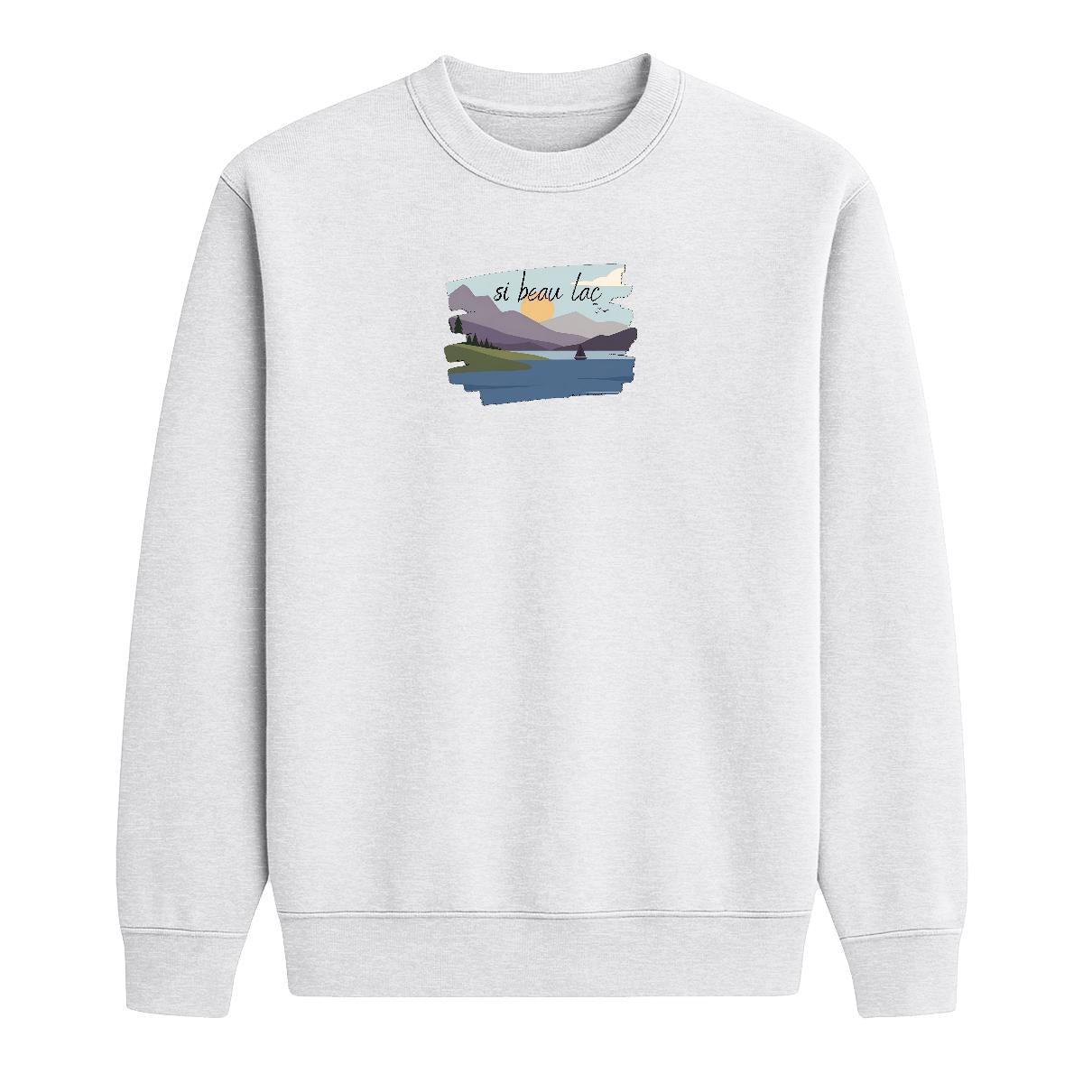 Sweat-shirt Si beau lac