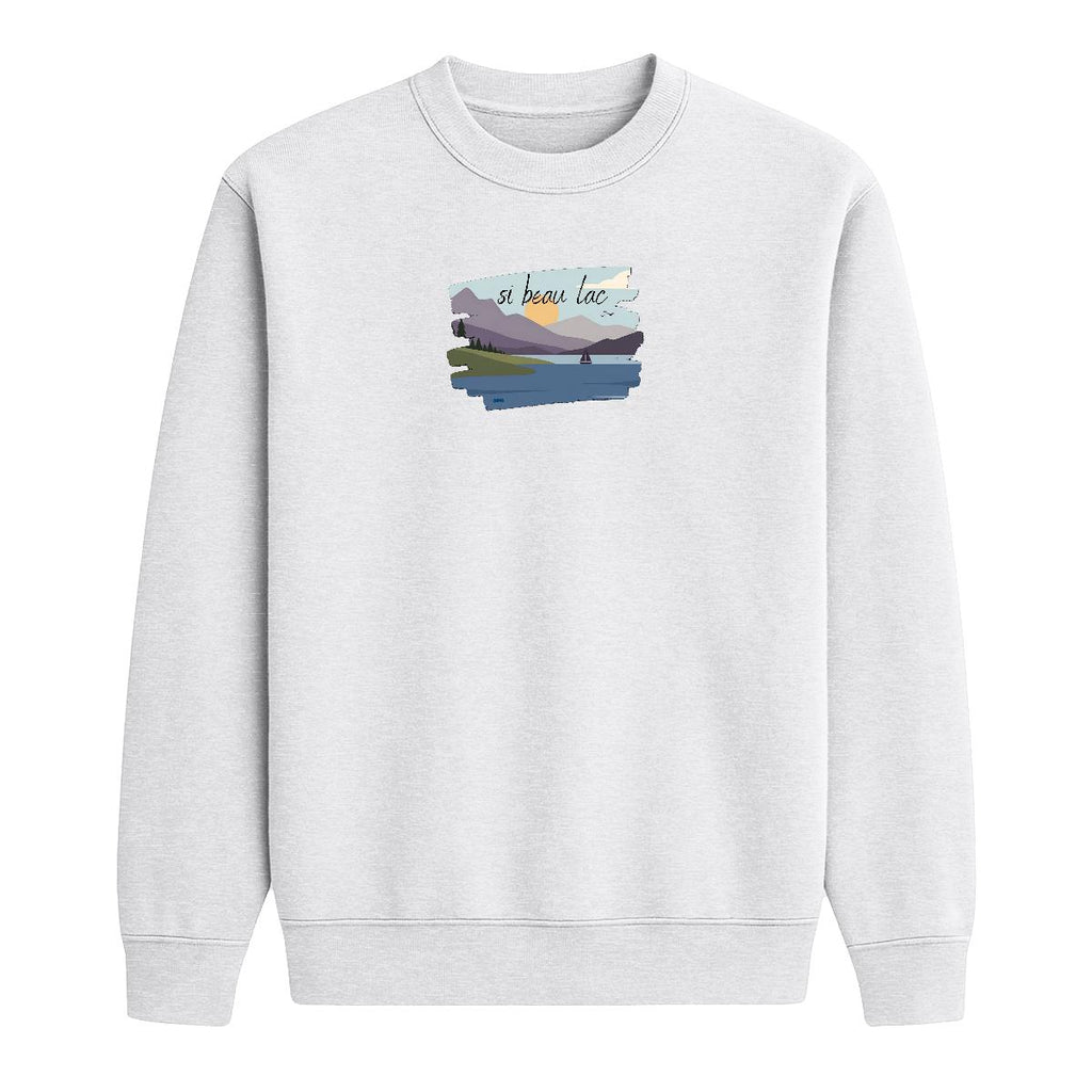 Sweat-shirt Si beau lac