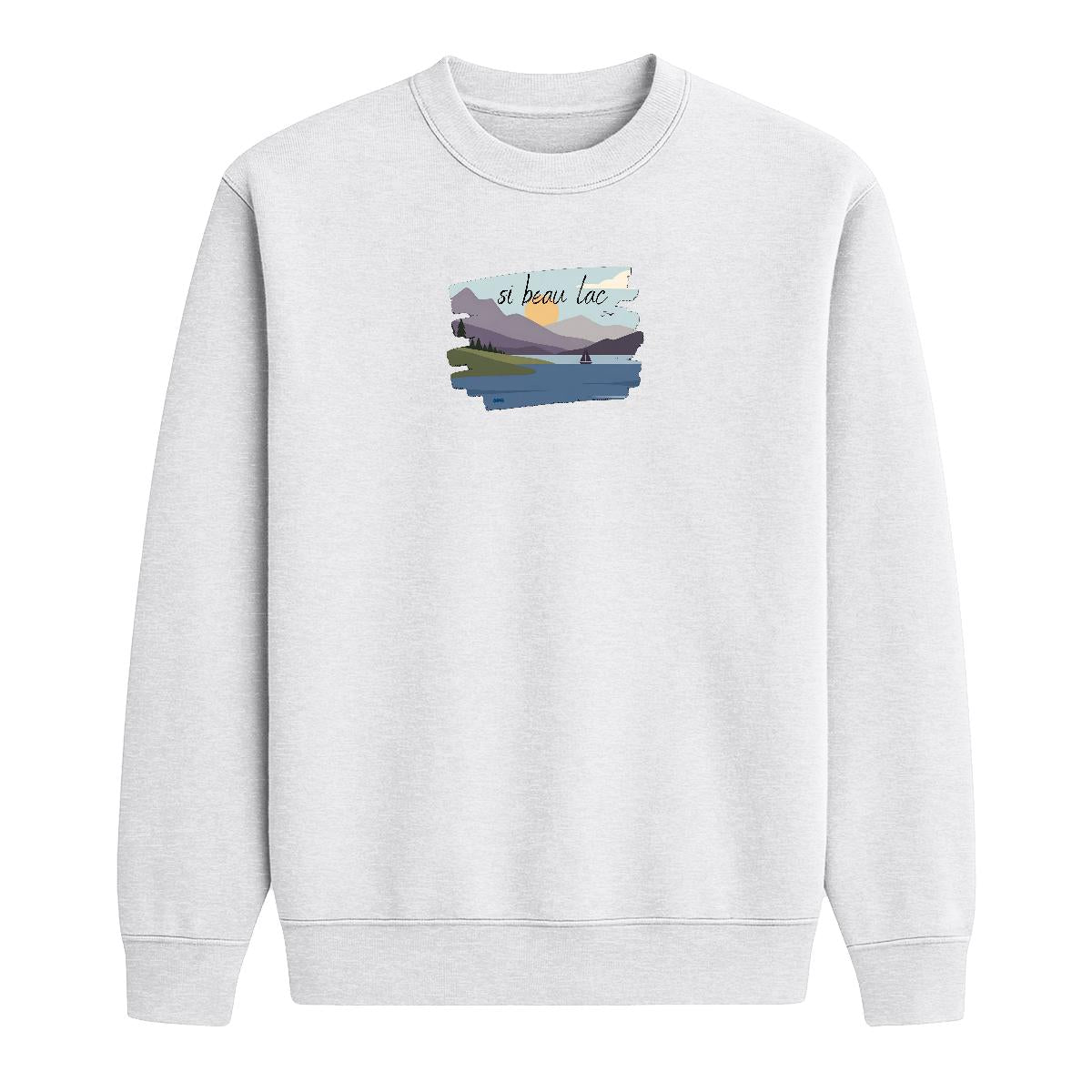 Sweat-shirt Si beau lac