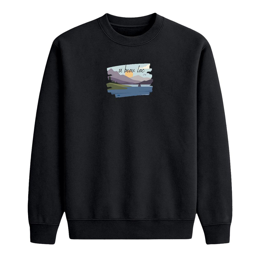 Sweat-shirt Si beau lac
