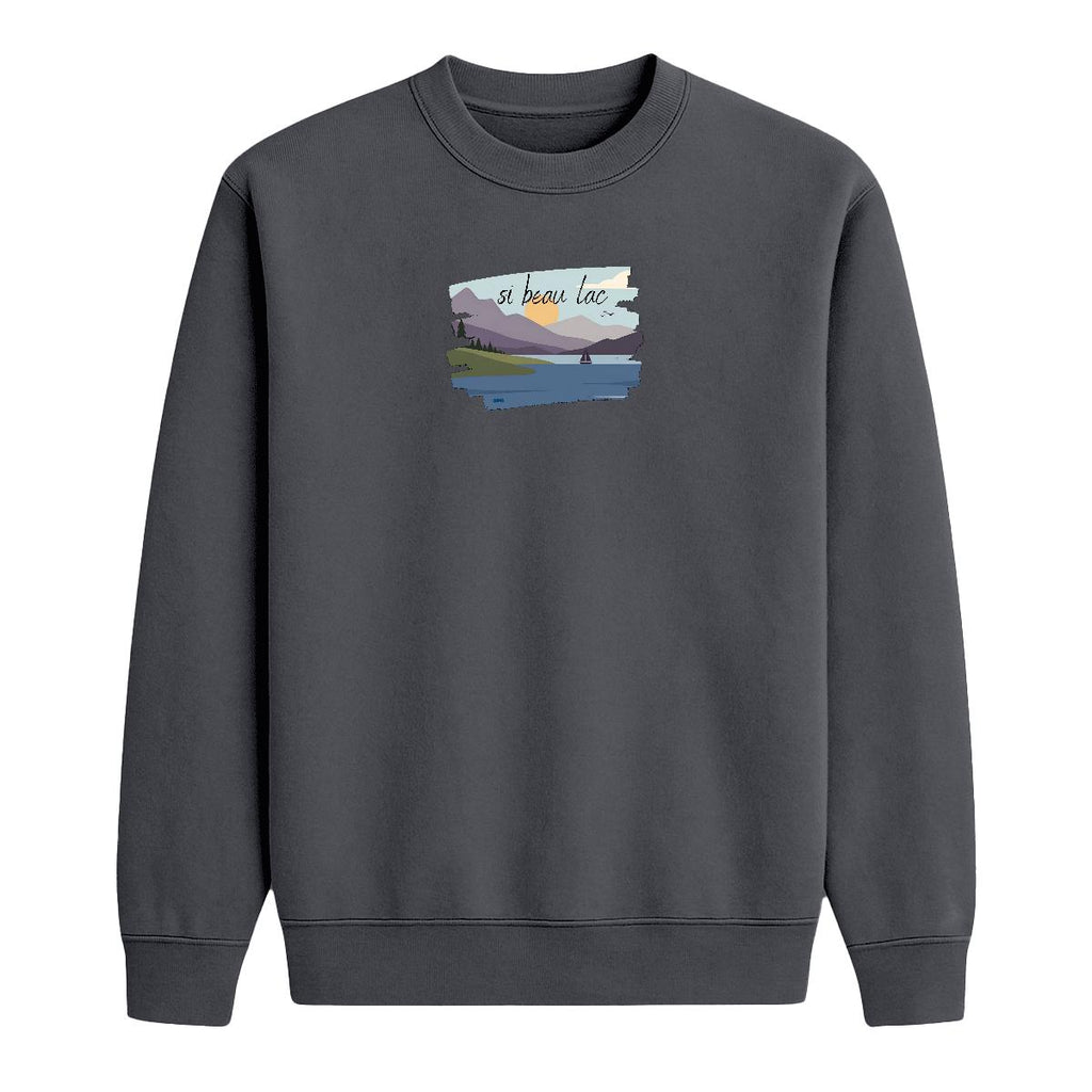 Sweat-shirt Si beau lac