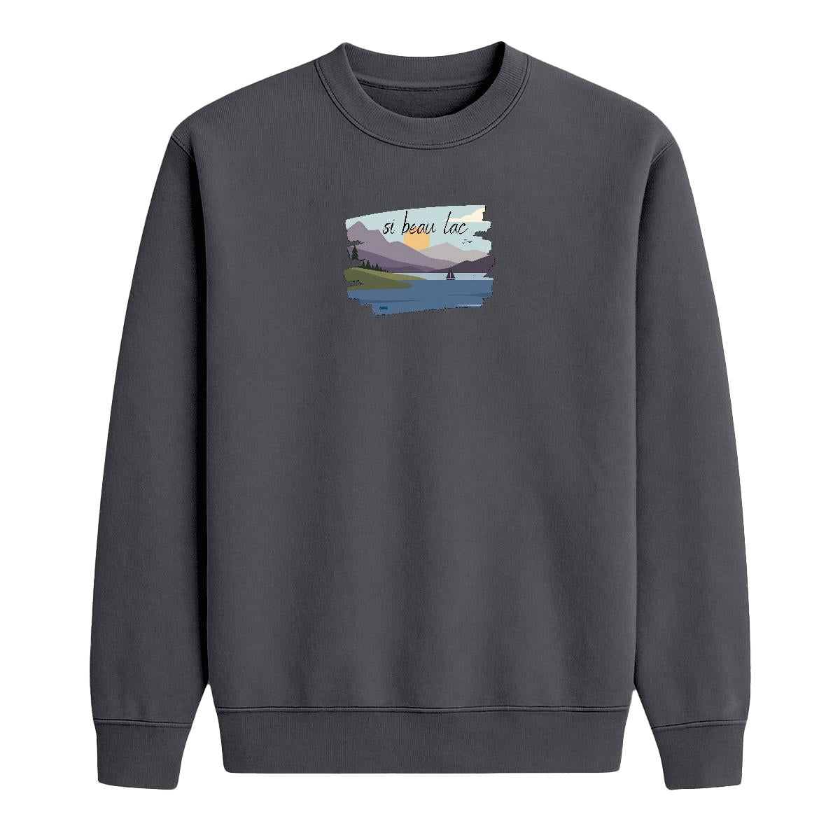 Sweat-shirt Si beau lac