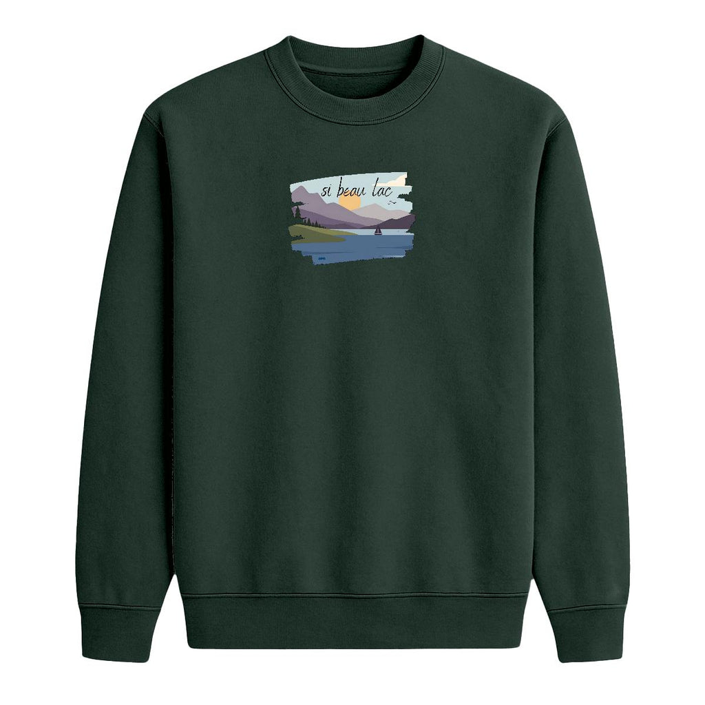 Sweat-shirt Si beau lac