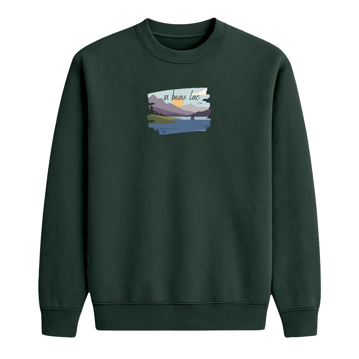 Sweat-shirt Si beau lac