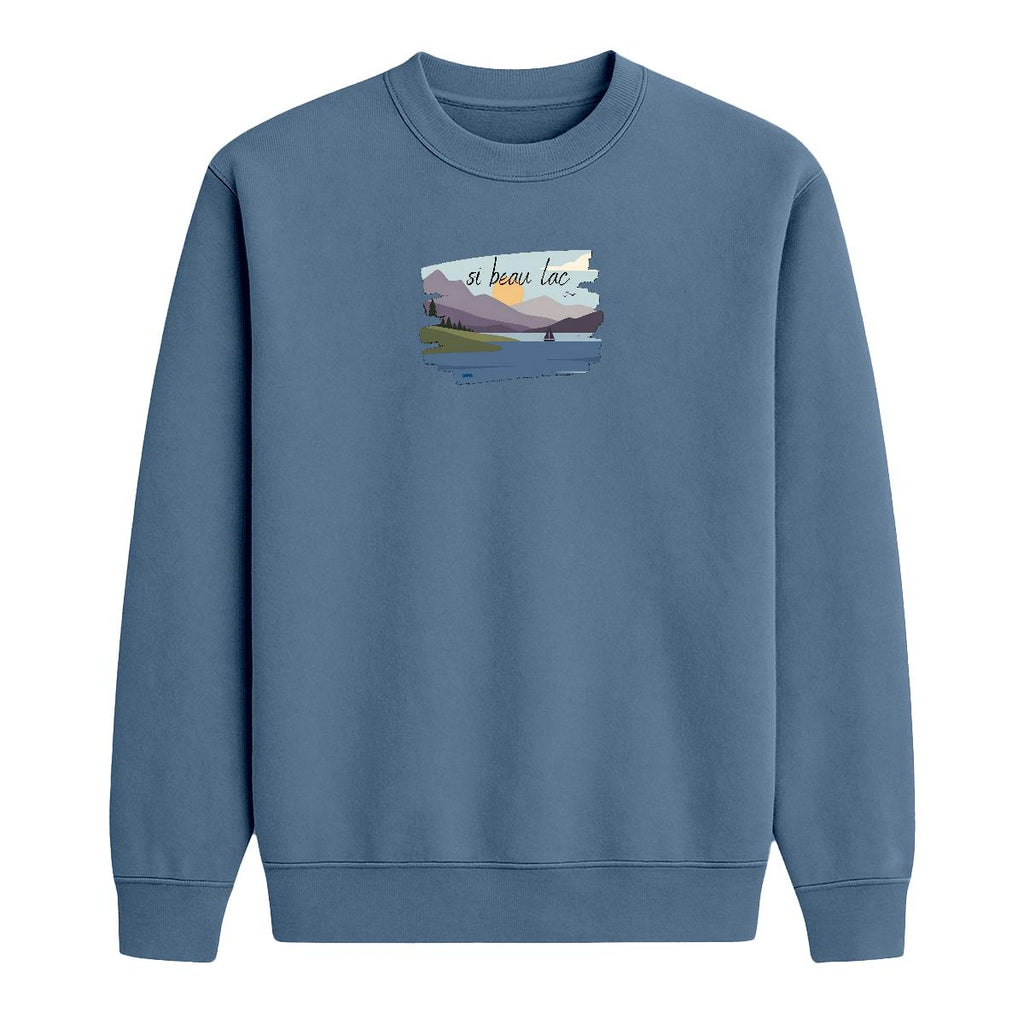 Sweat-shirt Si beau lac