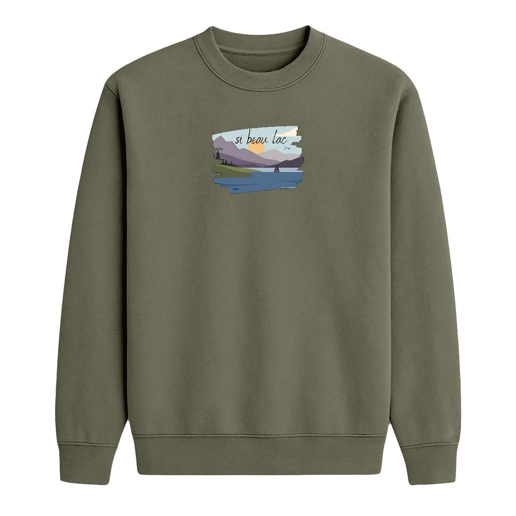 Sweat-shirt Si beau lac