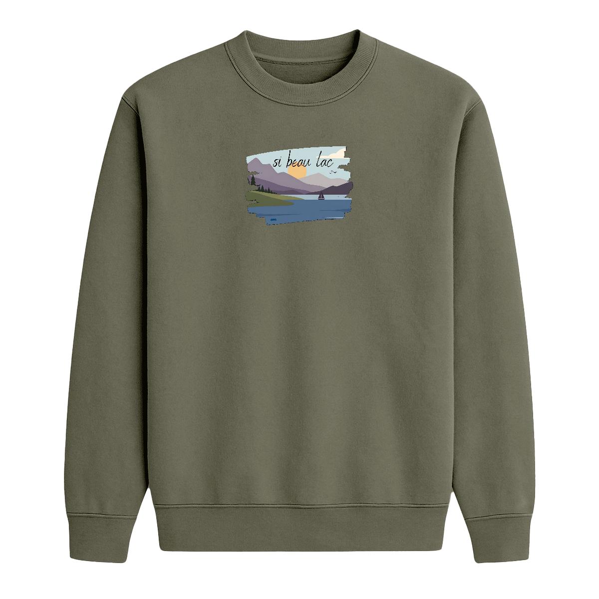 Sweat-shirt Si beau lac