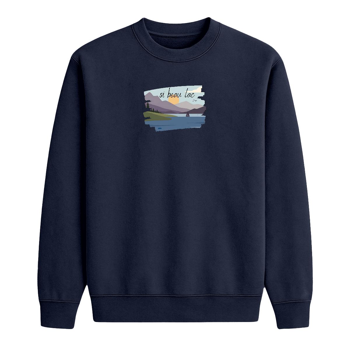 Sweat-shirt Si beau lac