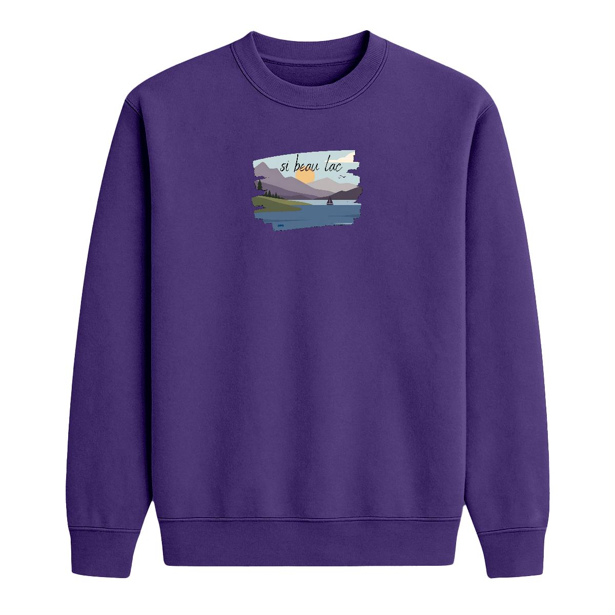 Sweat-shirt Si beau lac