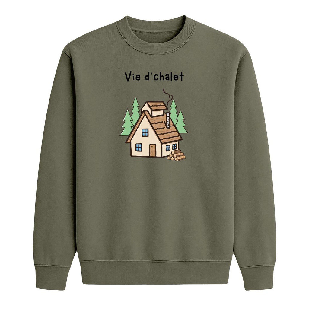 Sweat-shirt Vie d'chalet