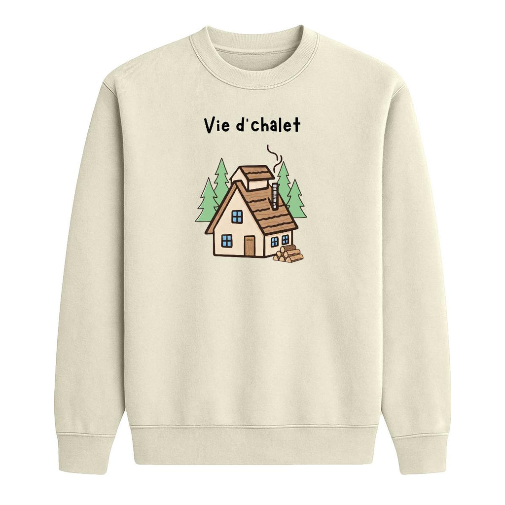 Sweat-shirt Vie d'chalet