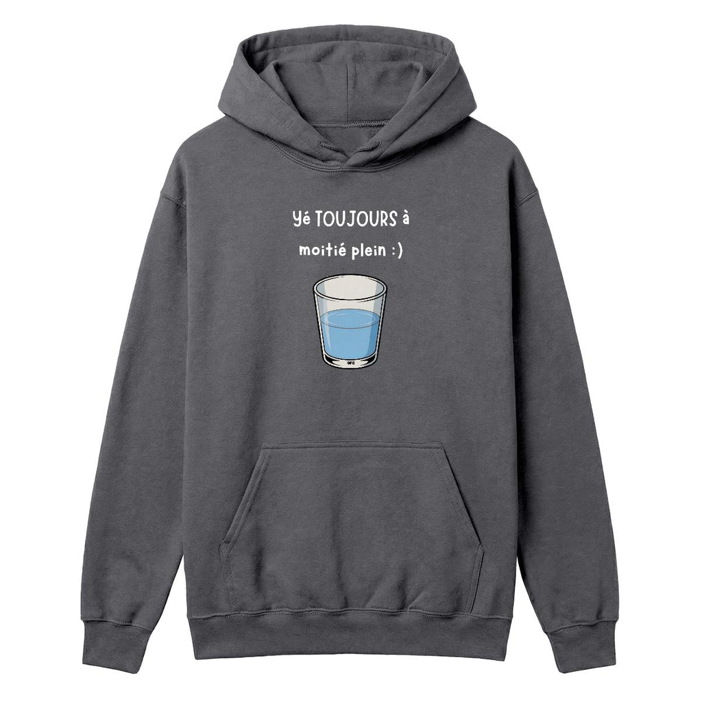 Hoodie Verre à moitié plein