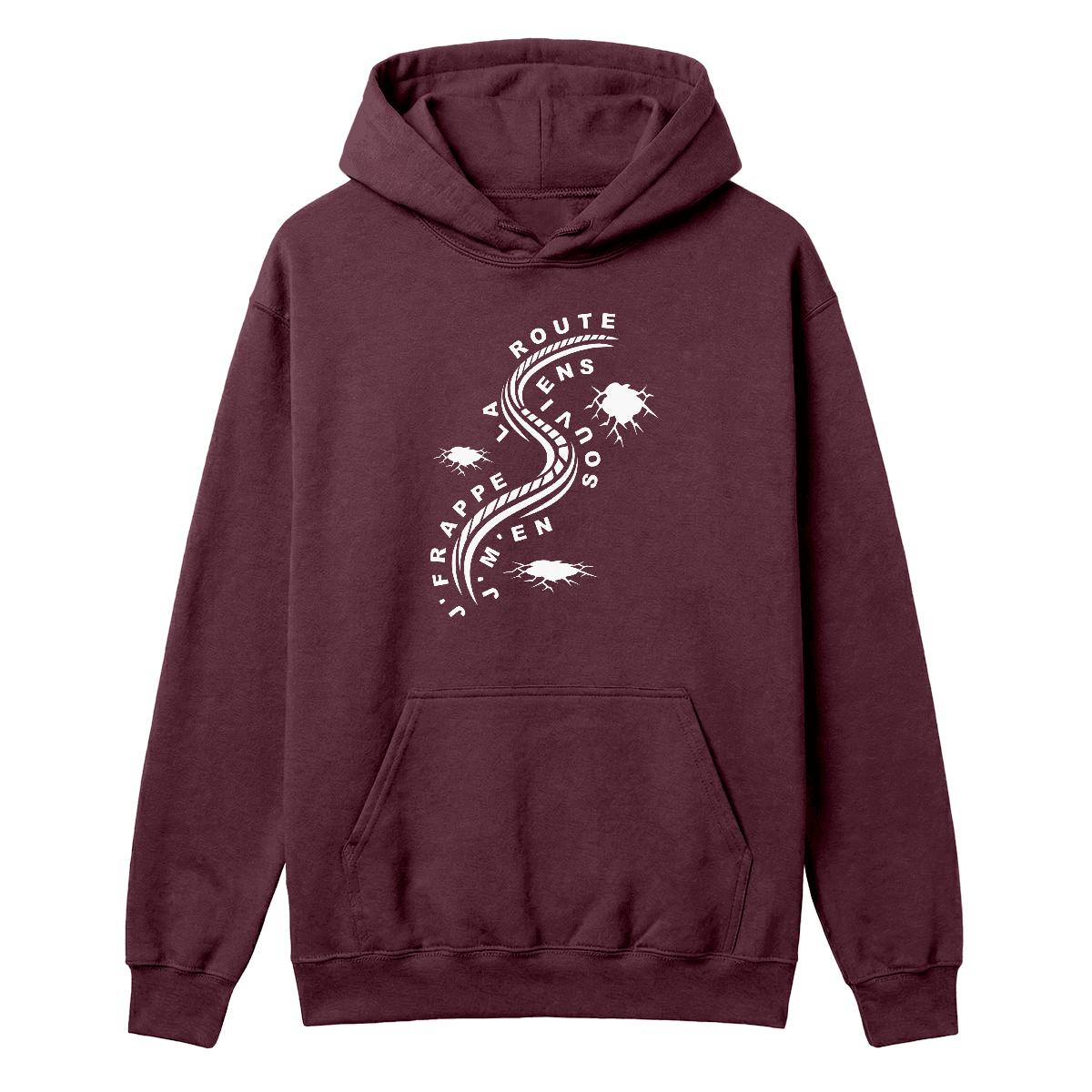 Hoodie J'frappe la route