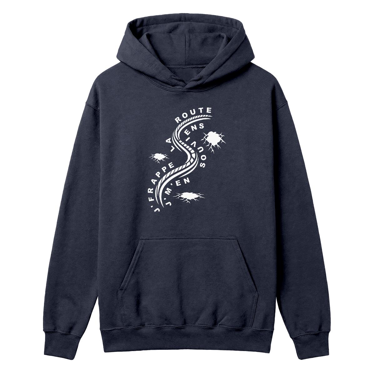 Hoodie J'frappe la route