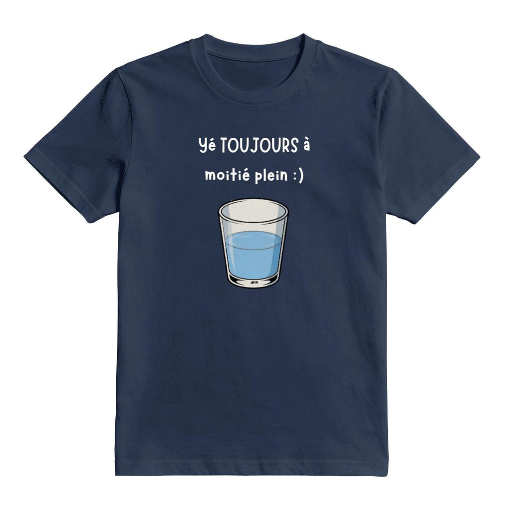 T-Shirt Verre à moitié plein
